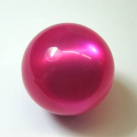 Polaris-Perle glanz 20mm pink